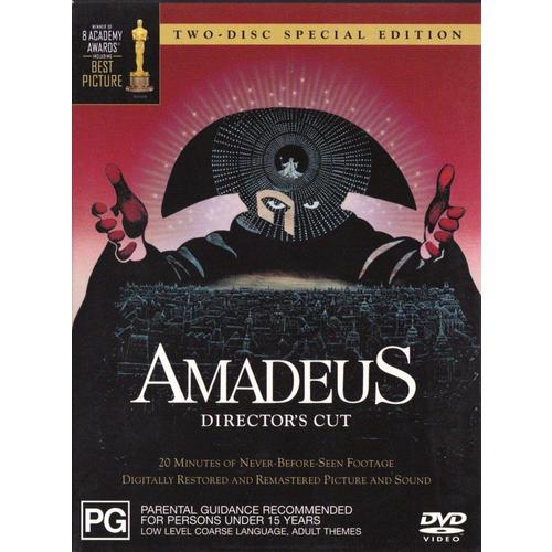 Amadeus Directors Cut (2 Disc DVD, 2002) Like New Condition