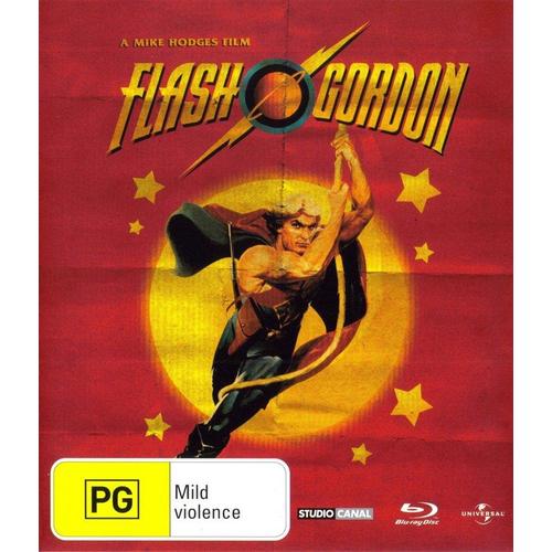 Flash Gordon (Blu-ray, 2010, Region B Australia) Excellent Condition