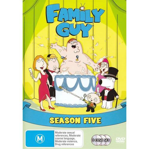 Family Guy Season Five 5 (3-Disc Set DVD, 2006) Region 4 
