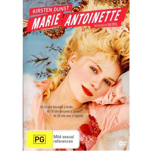 Marie Antoinette (DVD, 2007) Region 4 Australia AS NEW Kirsten Dunst