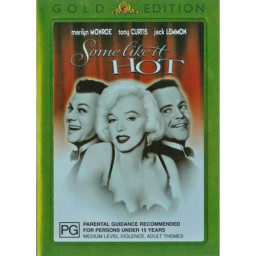 Some Like It Hot (DVD, 2005, Region 4 Australia, Gold Edition ) AS NEW Marilyn Monroe
