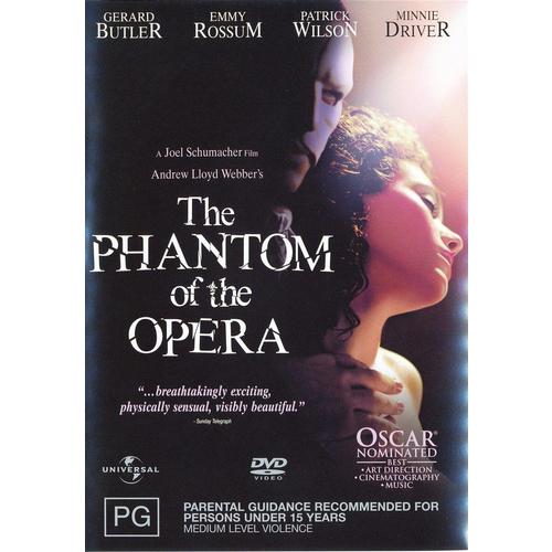The Phantom Of The Opera (DVD, 2005, R4 Australia) As New Condition
