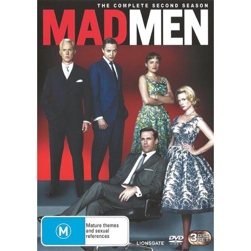 Mad Men - The Complete Second Season (DVD, 2009, R4 Australia, 3 Discs) As New Condition