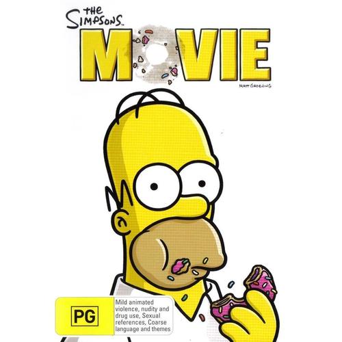 The Simpsons Movie (DVD, 2007, R4 Australia) As New