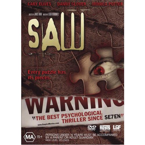Saw (DVD, 2007, R4 Australia) As New