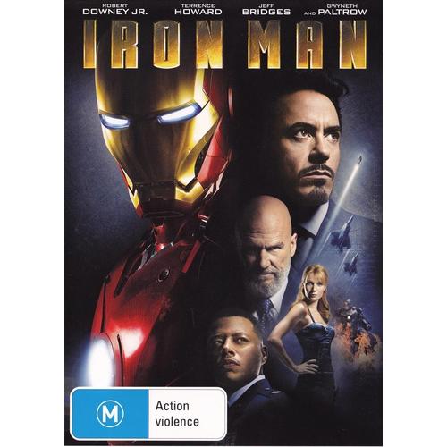 Iron Man (DVD, 2008, R4 Australia) As New
