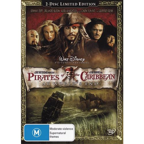 Pirates Of The Caribbean: At World's End (2 Disc DVD, 2007) As New Condition