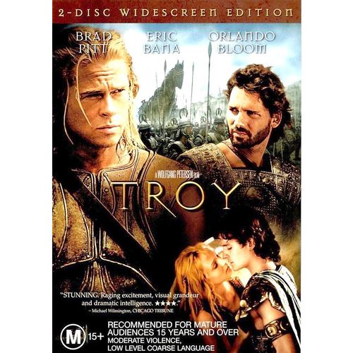 Troy (2 Disc DVD, 2004) As New Condition