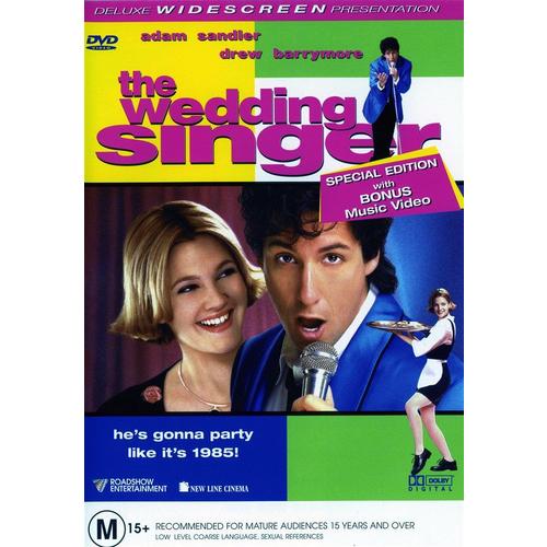 The Wedding Singer (DVD, 1998) Brand New in Shrink Wrap