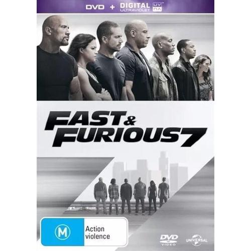 Fast & Furious 7 (DVD, 2015)