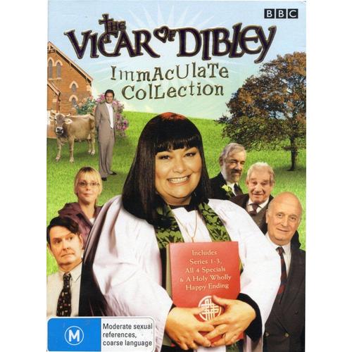The Vicar of Dibley Immaculate Collection (DVD, 2008, 5 Discs) As New Condition