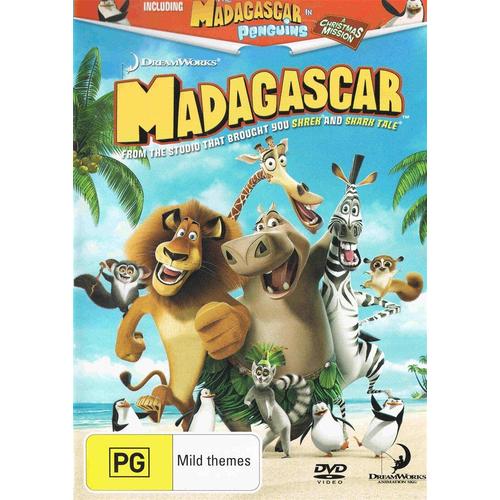 Madagasgar (DVD, 2005, 1 Disc) As New Condition