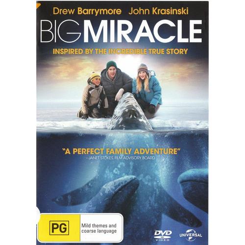 Big Miracle (DVD, 2012, 1 Disc) As New Condition