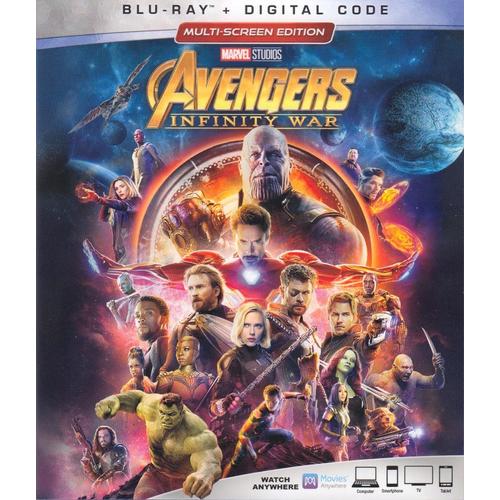 Avengers: Infinity War (Blu-Ray, Multi-region, 2018) Brand New, Including Digital Code