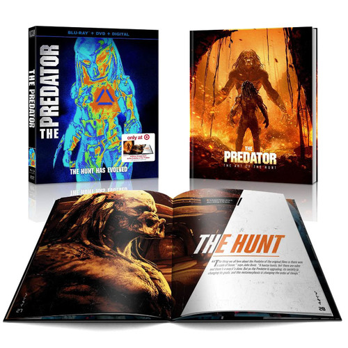 The Predator (Blu-Ray, Multi-region, 2018) Brand New, Digibook Including Digital Code