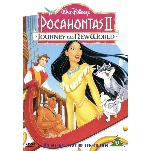 Pocahontas 2 - Journey To A New World (DVD, 2001, 1 Disc, Region 1) - As New Condition