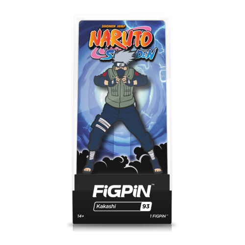 FiGPiN #93 Naruto Shippuden Kakashi Pin Badge In Collector Case - New, Mint Condition