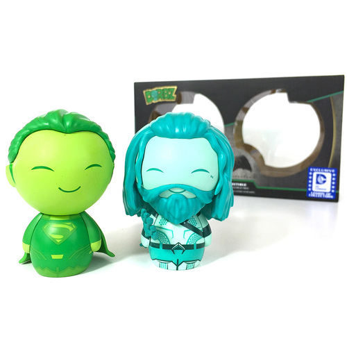 Funko Dorbz Superman & Aquaman 2 Pack - DC Legion of Collectors Exclusive - New, Mint Condition
