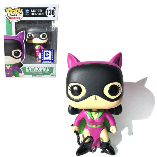 Funko POP! Heroes DC Super Heroes #136 Catwoman - Legion Of Collectors Exclusive - New, Mint Condition