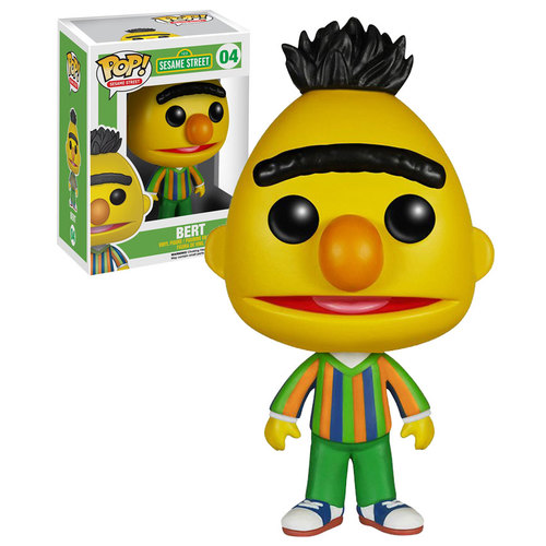 Funko POP! Sesame Street #04 Bert (Vaulted) - New, Mint Condition