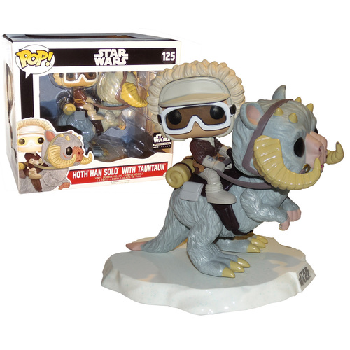Funko Mega POP! Star Wars Hoth Han Solo With Tauntaun #125 EXCLUSIVE Mint Condition