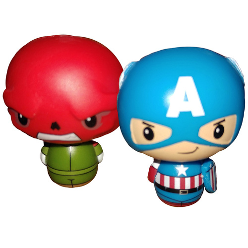 Funko Pint Size Heroes Marvel Collectors Corps EXCLUSIVE Captain America & Red Skull
