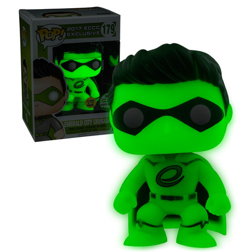 Funko POP! 2017 ECCC Exclusive #179 Emerald City Crusader (Glows In The Dark) - 2017 Emerald City Comic Con (ECCC) Exclusive - New, Mint Condition
