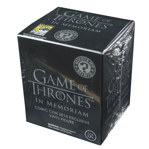 Funko Mystery Minis Game Of Thrones In Memoriam - 2014 San Diego Comic Con (SDCC) Limited Edition - 1 Blind Box - New, Sealed