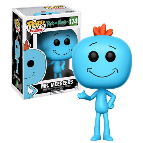 Funko POP! Rick And Morty Mr Meeseeks #174 New Mint 2017 Release