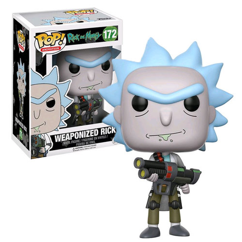 Funko POP! Animation Rick And Morty #172 Weaponized Rick - 2017, New, Mint Condition