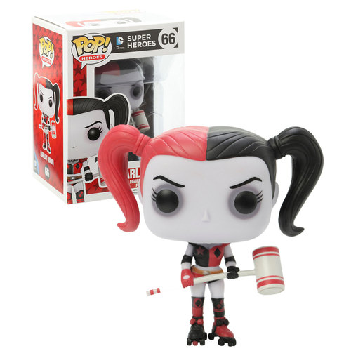 Funko POP! Heroes DC Super Heroes #66 Harley Quinn (New 52 - Roller Derby) - New, Mint Condition