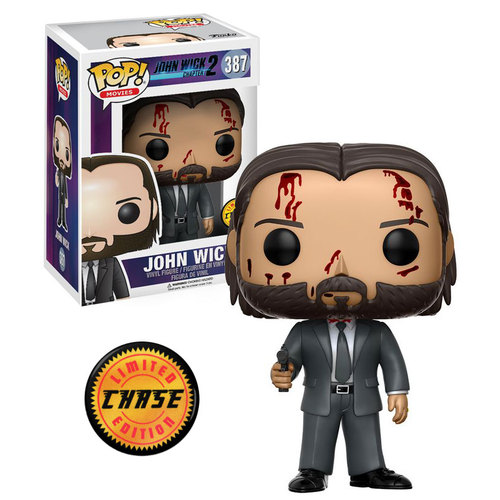 Funko POP! Movies John Wick Chapter 2 #387 John Wick (Bloody) - Limited Edition Chase - New, Mint Condition