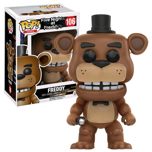 Funko POP! #106 Freddy (Five Nights At Freddy's) New With Minor Box Damage