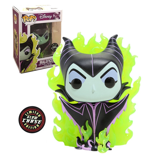 Funko POP! Disney #232 Maleficent (Flames) - Limited Glow Chase Edition - New, Mint Condition