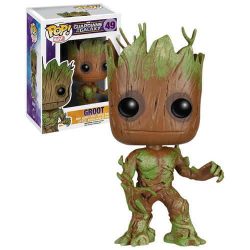 Funko POP! Marvel Guardians Of The Galaxy #49 Groot (Moss) - New, Mint Condition