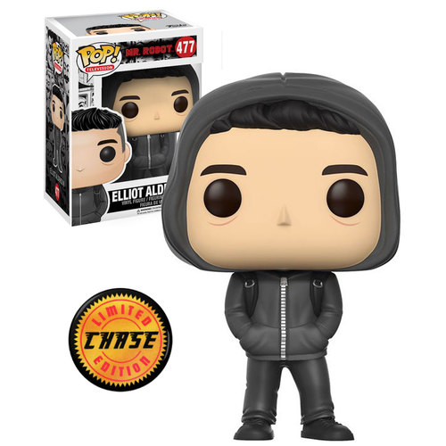 Funko POP! Limited Edition Chase Mr Robot #477 Elliot Alderson (Hooded) New Mint