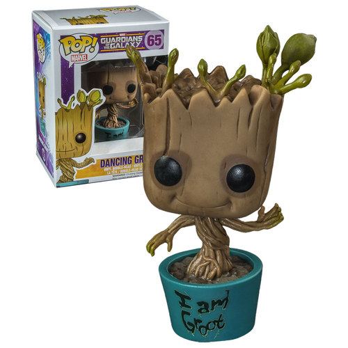 Funko POP! Marvel Guardians Of The Galaxy #65 Dancing Groot (Baby, I Am Groot) - New, Mint Condition