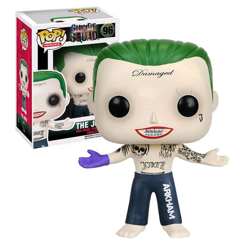 Funko POP! DC #96 Suicide Squad Joker (Shirtless) New Mint Condition