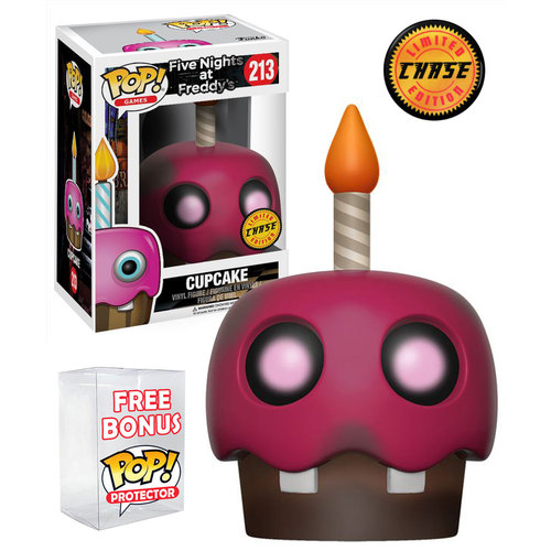 Funko POP! Limited Edition Chase Five Nights At Freddy's #213 Cupcake (Phantom) New Mint