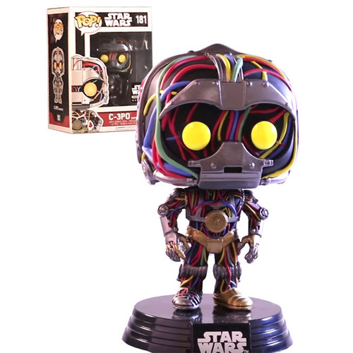 Funko POP! Star Wars Smugglers Bounty Exclusive #181 C-3PO Unfinished - New, Mint Condition
