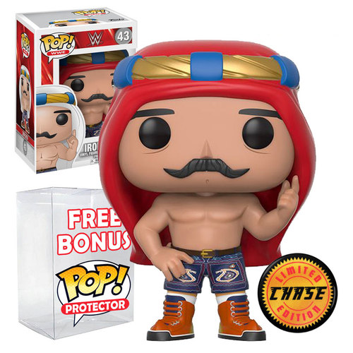 Funko POP! WWE #43 Iron Sheik (Old School) - Limited Edition Chase - New, Mint Condition