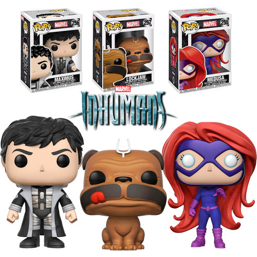 Funko POP! Marvel Inhumans Bundle (3 POPs) - New, Mint Condition