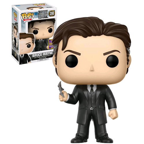 Funko POP! Heroes DC Justice League #200 Bruce Wayne - 2017 SDCC Comic-Con Exclusive - New, Mint Condition