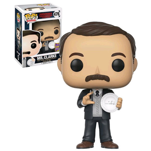 Funko POP! SDCC Comic-Con Exclusive Netflix Stranger Things #476 Mr Clarke New Mint Condition
