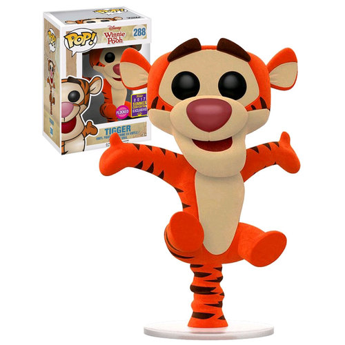 Funko POP! SDCC Comic-Con Exclusive Winnie The Pooh #288 Tigger (Flocked) New Mint Condition