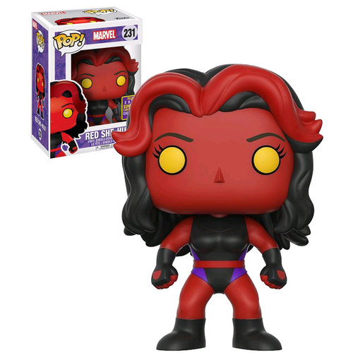 Funko POP! Marvel #231 Red She-Hulk - 2017 San Diego Comic Con (SDCC) Exclusive - New, Mint Condition