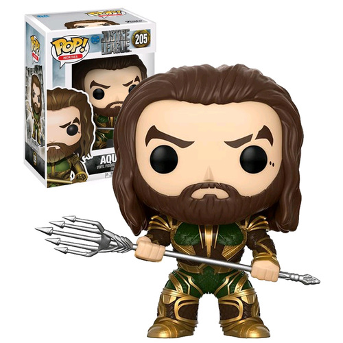 Funko POP! DC Justice League #205 Aquaman New Mint Condition
