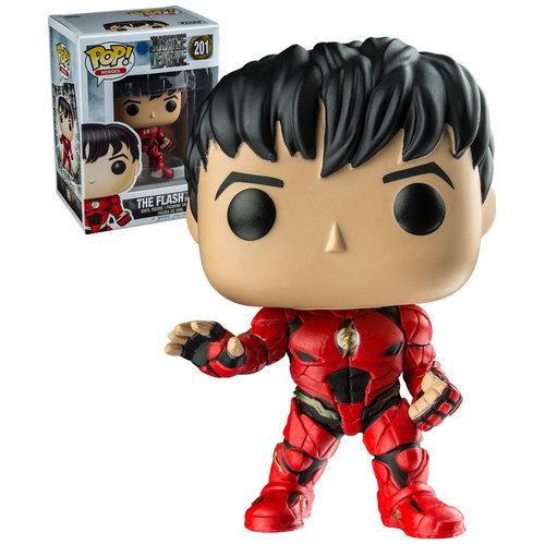Funko POP! Heroes DC Justice League #201 The Flash (Unmasked) - New, Mint Condition
