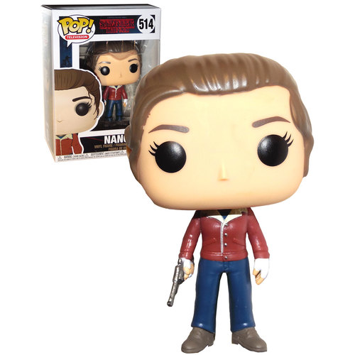 Funko POP! Television Netflix Stranger Things #514 Nancy (With Gun) - New, Mint Condition