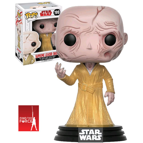 Funko POP! Star Wars The Last Jedi #199 Supreme Leader Snoke - New, Mint Condition